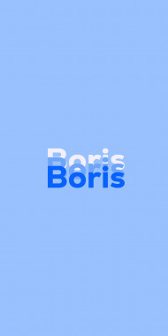 Name DP: Boris