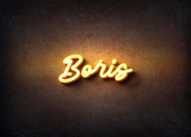 Glow Name Profile Picture for Boris