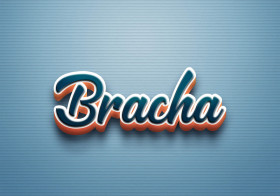 Cursive Name DP: Bracha