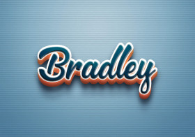 Cursive Name DP: Bradley