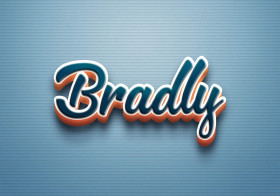 Cursive Name DP: Bradly