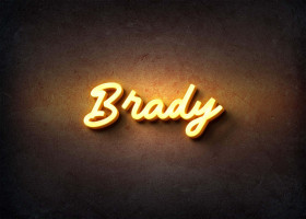 Glow Name Profile Picture for Brady