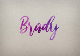 Brady Watercolor Name DP