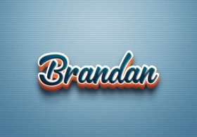 Cursive Name DP: Brandan