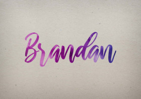 Brandan Watercolor Name DP
