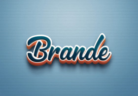 Cursive Name DP: Brande