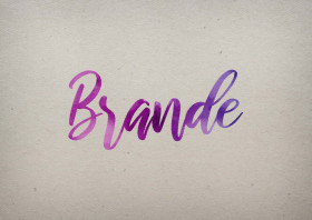 Brande Watercolor Name DP