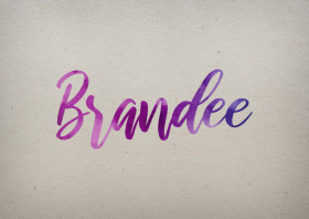 Brandee Watercolor Name DP