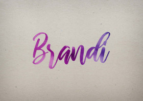 Brandi Watercolor Name DP