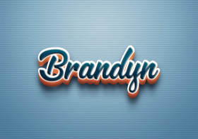 Cursive Name DP: Brandyn