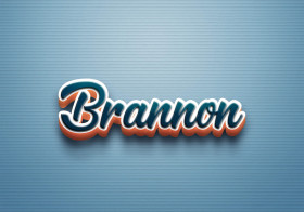 Cursive Name DP: Brannon
