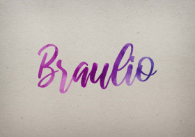 Braulio Watercolor Name DP