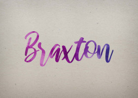 Braxton Watercolor Name DP