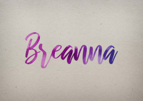 Breanna Watercolor Name DP