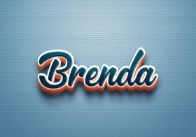 Cursive Name DP: Brenda