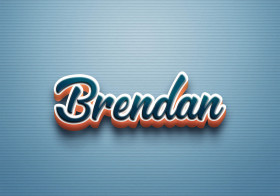 Cursive Name DP: Brendan