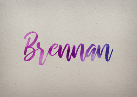 Brennan Watercolor Name DP