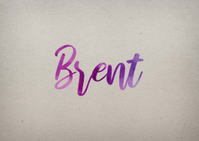 Brent Watercolor Name DP