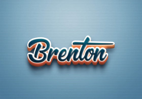 Cursive Name DP: Brenton