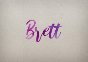 Brett Watercolor Name DP