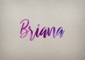 Briana Watercolor Name DP