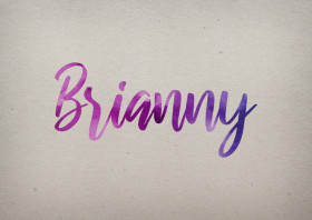 Brianny Watercolor Name DP
