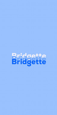 Name DP: Bridgette