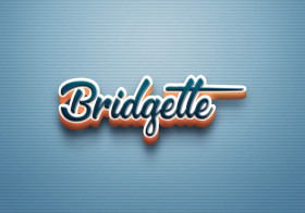 Cursive Name DP: Bridgette