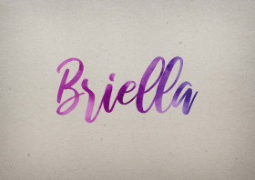 Briella Watercolor Name DP