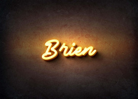Glow Name Profile Picture for Brien