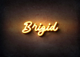 Glow Name Profile Picture for Brigid