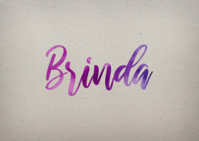 Brinda Watercolor Name DP