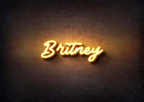 Glow Name Profile Picture for Britney