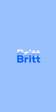 Name DP: Britt