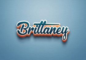 Cursive Name DP: Brittaney