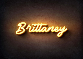 Glow Name Profile Picture for Brittaney