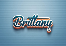Cursive Name DP: Brittany