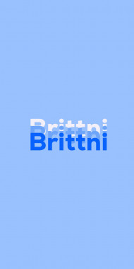Name DP: Brittni