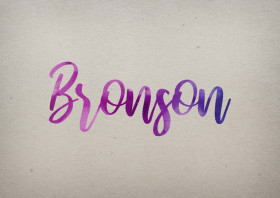 Bronson Watercolor Name DP