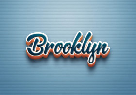 Cursive Name DP: Brooklyn