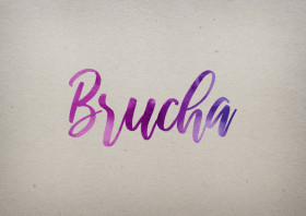 Brucha Watercolor Name DP