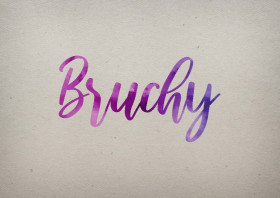 Bruchy Watercolor Name DP