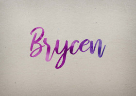 Brycen Watercolor Name DP
