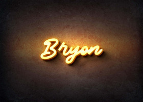 Glow Name Profile Picture for Bryon