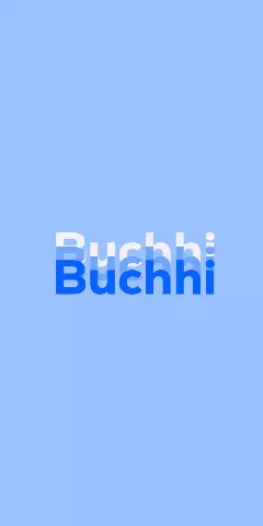 Name DP: Buchhi