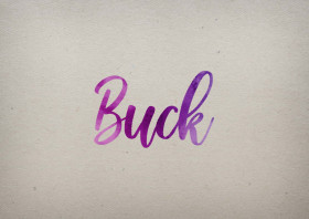 Buck Watercolor Name DP