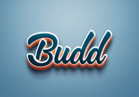 Cursive Name DP: Budd