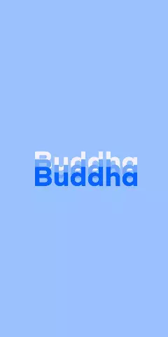 Name DP: Buddha