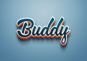 Cursive Name DP: Buddy