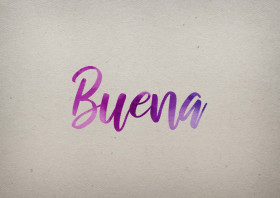 Buena Watercolor Name DP